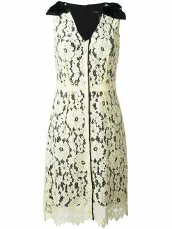 Marc Jacobs floral lace midi dress