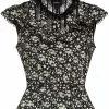 Marc Jacobs The Victorian lace trim floral top
