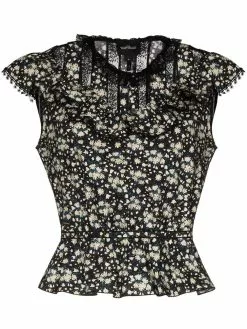 Marc Jacobs The Victorian lace trim floral top