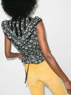 Marc Jacobs The Victorian lace trim floral top