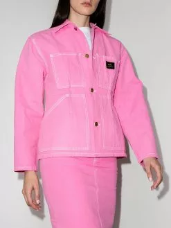 Marc Jacobs logo patch detail denim jacket