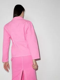 Marc Jacobs logo patch detail denim jacket