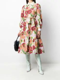 Marc Jacobs floral print silk dress