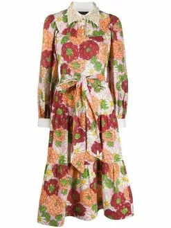 Marc Jacobs floral print silk dress