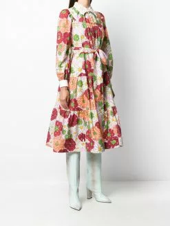 Marc Jacobs floral print silk dress