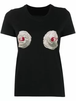 Marc Jacobs short-sleeved cherry print T-shirt
