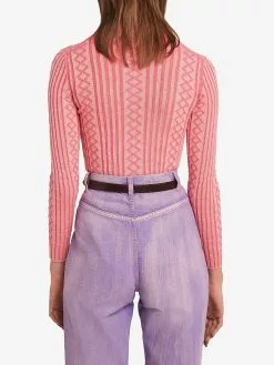 Marc Jacobs belted ribbed-knit jumper