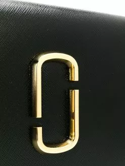 Marc Jacobs logo plaque leather crossbody bag