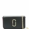 Marc Jacobs logo plaque leather crossbody bag
