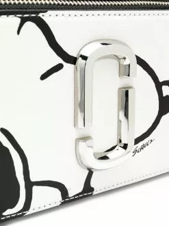 Marc Jacobs x Peanuts The Snapshot logo plaque crossbody bag