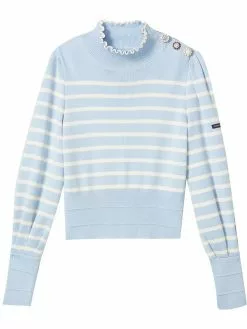Marc Jacobs striped knit jumper with button detail