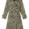 Marc Jacobs leopard-print trench coat