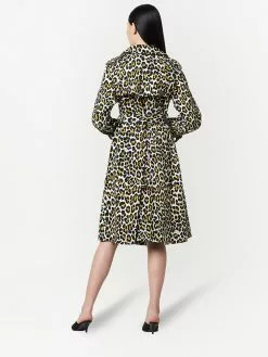 Marc Jacobs leopard-print trench coat