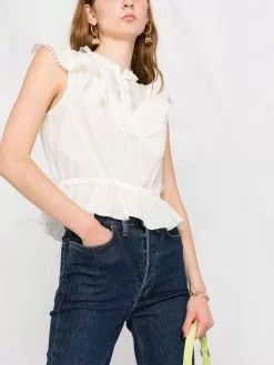 Marc Jacobs ruffle-detail vest