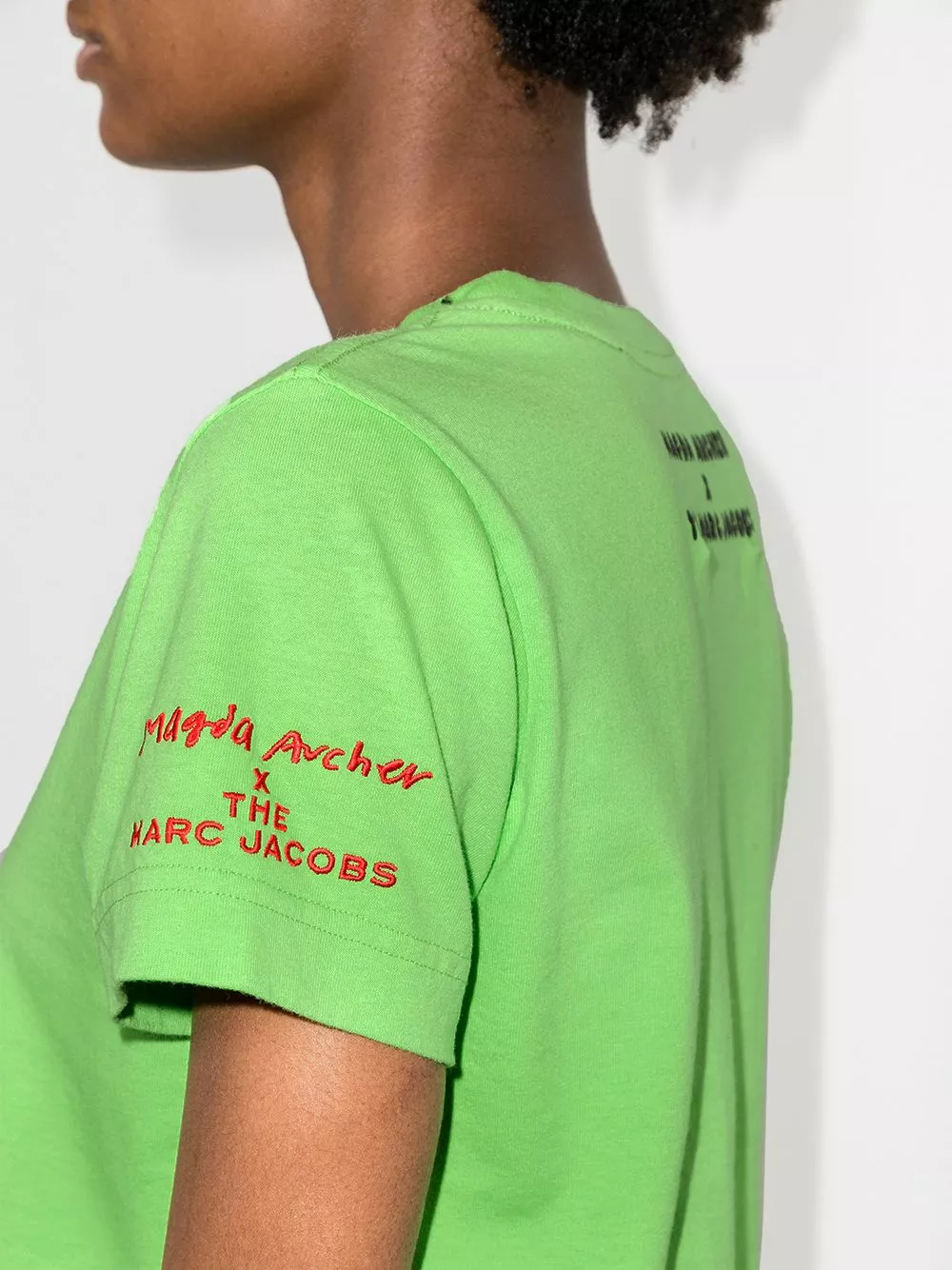 Marc Jacobs X Magda Archer Be Happy Be Lucky cotton T shirt 6 Marc Jacobs x Magda Archer Be Happy Be Lucky cotton T-shirt