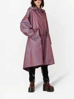 Marc Jacobs toggle-fastening waist hooded raincoat