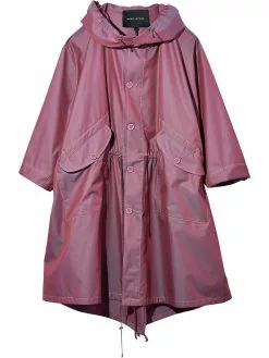 Marc Jacobs toggle-fastening waist hooded raincoat
