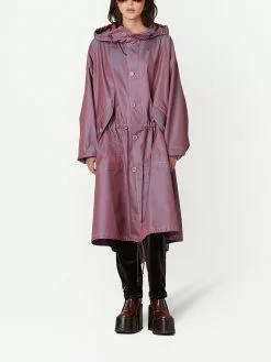 Marc Jacobs toggle-fastening waist hooded raincoat