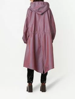 Marc Jacobs toggle-fastening waist hooded raincoat