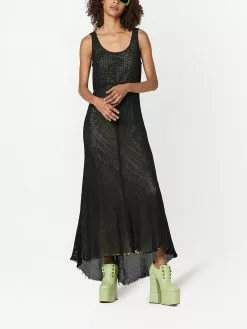 Marc Jacobs sleeveless mesh maxi dress