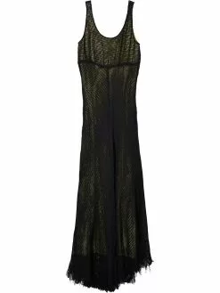 Marc Jacobs sleeveless mesh maxi dress