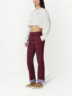 Marc Jacobs The Cropped Tattoo Henley cotton cardigan