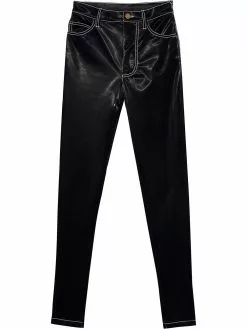 Marc Jacobs contrast-stitching five-pocket trousers