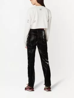 Marc Jacobs contrast-stitching five-pocket trousers