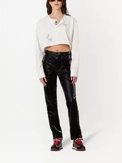 Marc Jacobs contrast-stitching five-pocket trousers