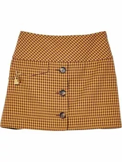 Marc Jacobs tailored lock-detail miniskirt