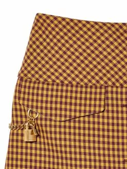 Marc Jacobs tailored lock-detail miniskirt