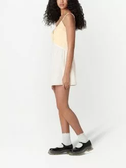 Marc Jacobs spaghetti-strap two-tone dress