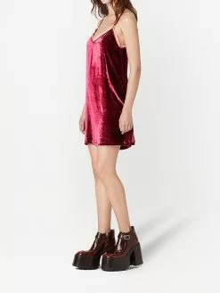 Marc Jacobs velvet-effect slip dress
