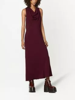 Marc Jacobs cowl-neck sleeveless midi dress