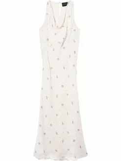 Marc Jacobs floral-print silk midi dress