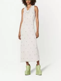 Marc Jacobs floral-print silk midi dress