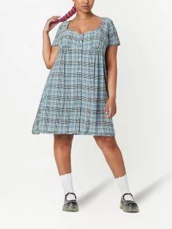 Marc Jacobs check-print short-sleeve dress