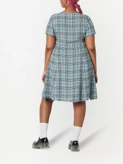 Marc Jacobs check-print short-sleeve dress