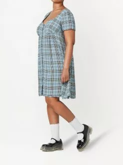 Marc Jacobs check-print short-sleeve dress