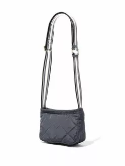 Marc Jacobs logo patch quilted messenger bag