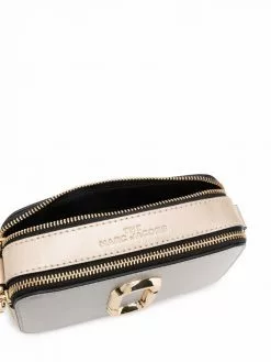 Marc Jacobs The Snapshot metallic crossbody bag