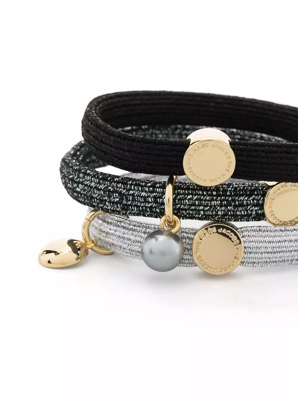 Marc Jacobs The Medallion abalone elastics 4 Marc Jacobs The Medallion abalone elastics