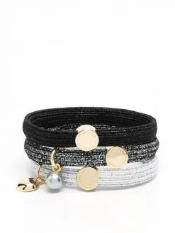 Marc Jacobs The Medallion abalone elastics