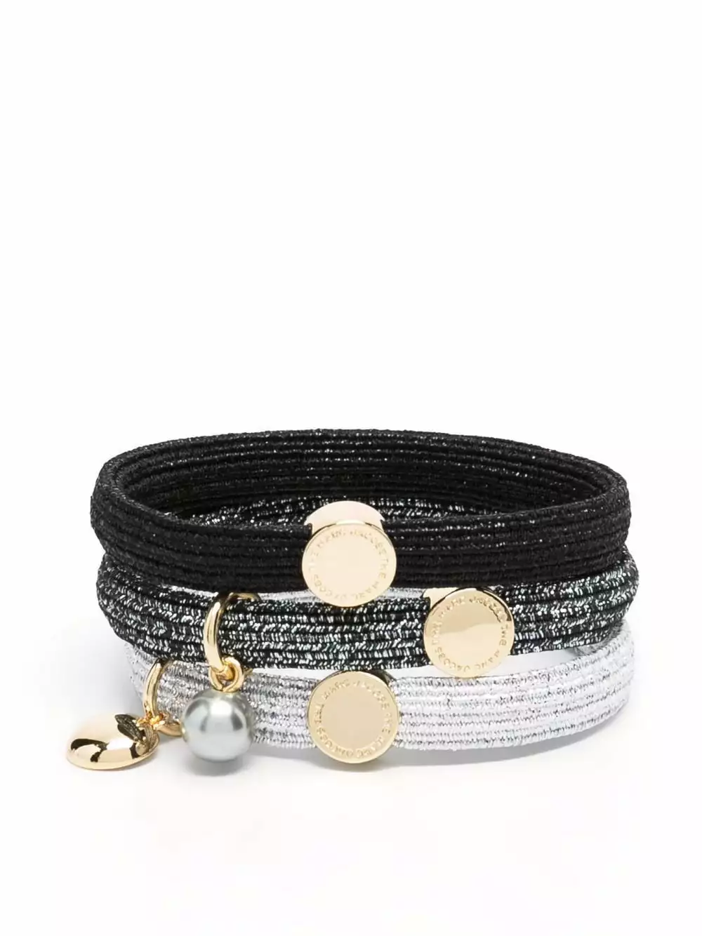 Marc Jacobs The Medallion abalone elastics 3 Marc Jacobs The Medallion abalone elastics