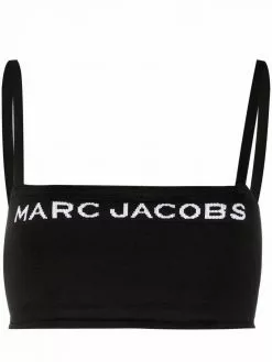 Marc Jacobs The Bandeau intarsia-knit top