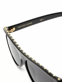 Marc Jacobs aviator-frame studded sunglasses