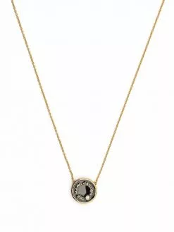 Marc Jacobs logo-plaque pendant necklace