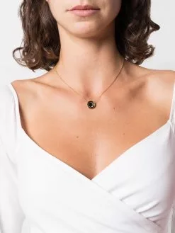 Marc Jacobs logo-plaque pendant necklace