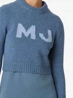 Marc Jacobs logo embroidered jumper