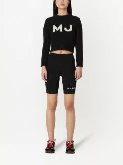 Marc Jacobs The Shrunken Sweater intarsia logo jumper